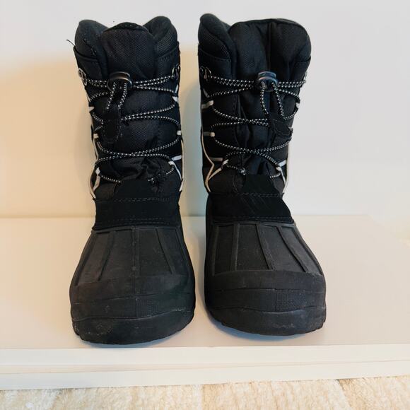 Falls Creek Boys Size 6 Thinsulate Water Resistant Boots Snow Hiking Outdoors - Picture 1 of 12